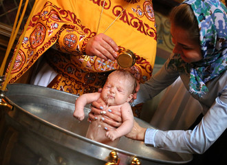 Rite of baptism in the Orthodox Church