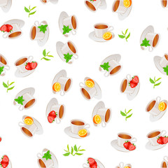 illustration of tea cup