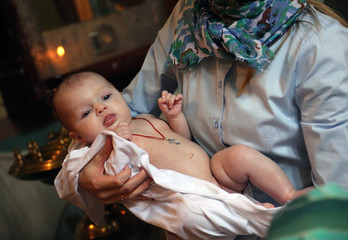 Rite of baptism in the Orthodox Church
