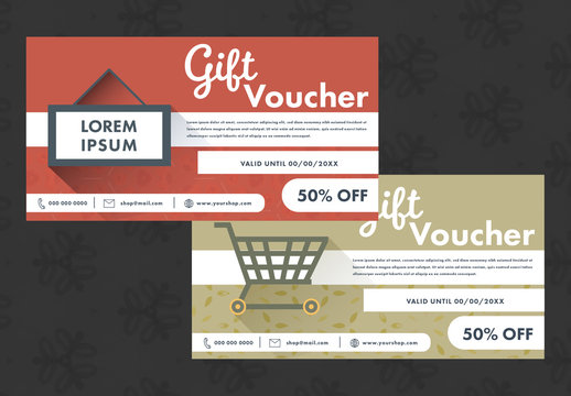 Two Gift Vouchers or Coupons 2