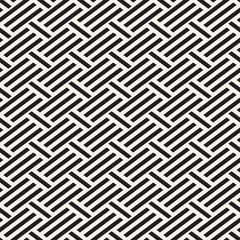 Abstract Geometric Pattern With Stripes Lattice. Seamless Vector Background