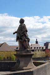 Obraz premium Der Heilige Kolonat, einer der Frankenapostel