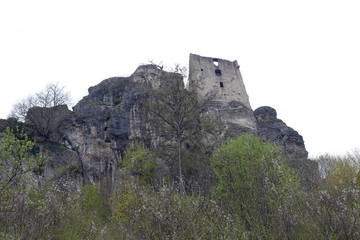 Fototapeta premium Burgruine Neideck bei Streitberg
