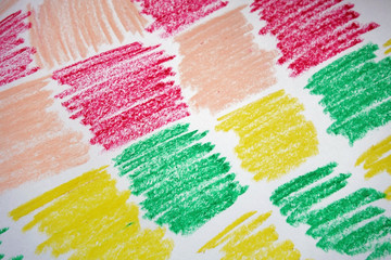 Oil pastels hand drawn abstract backgroud
