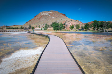 Thermopolis hot Springs, Wyoming