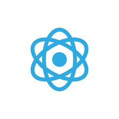 Atom stock logo design vector