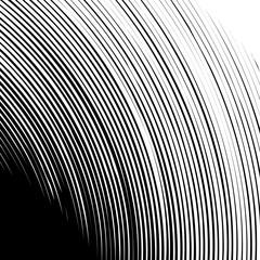 Geometryczny kanciasty kształt spirali. Wiruj, wiruj z teksturowanymi koncentrycznymi liniami. - 143111788