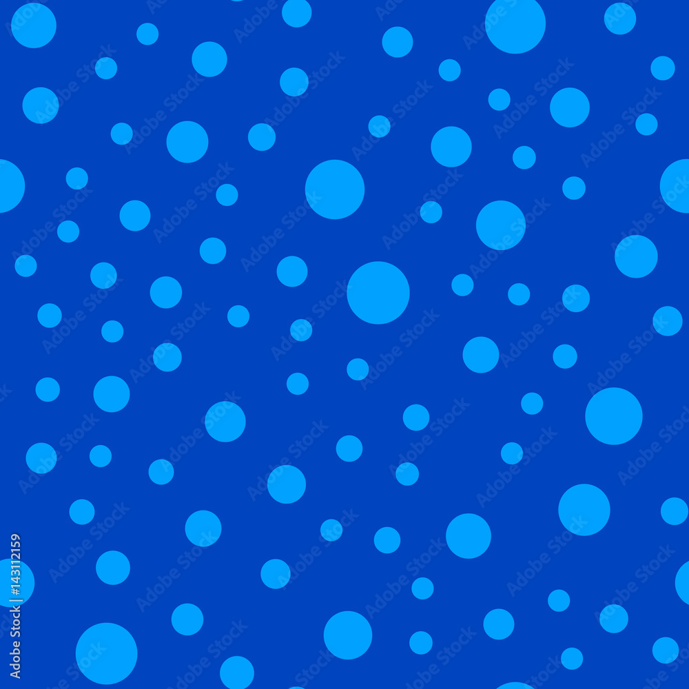Aufkleber dots, circles pattern. seamlessly repeatable. polka-dot, bubbles, fizzy aqua pattern