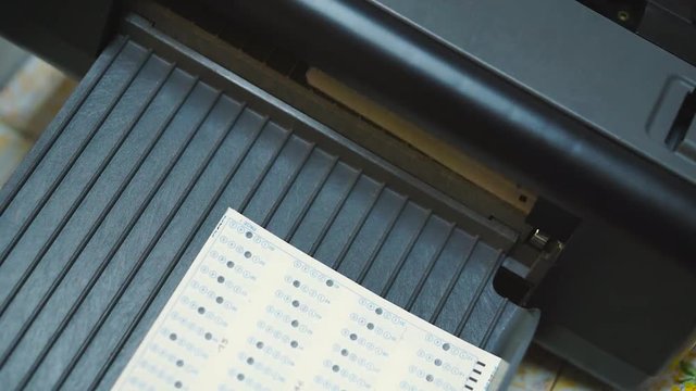 Optical mark recognition sheet on scanning machine, ORM Sheet, Concept of examination