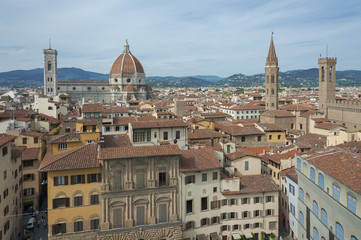 Obraz premium Aerial view of Florence, Tuscany, Italy