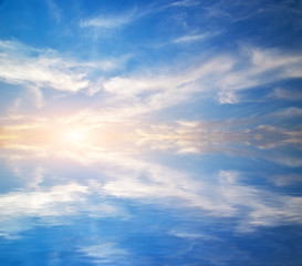 Obraz premium Beautiful sky background.