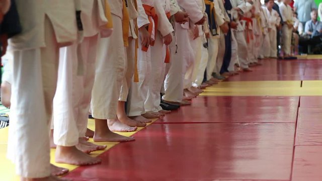 The Awards Ceremony. Children Martial Arts