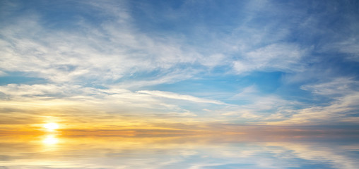 Obrazy na Plexi  Tło nieba na zachód słońca.
