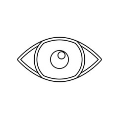 eye looking symbol vector icon illustration graphic design
