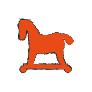 virus malware trojan symbol vector icon illustration