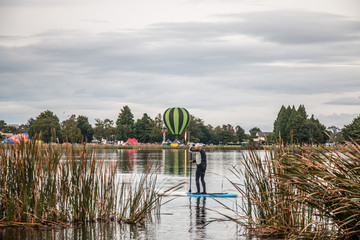 Obraz premium Balloons landscape