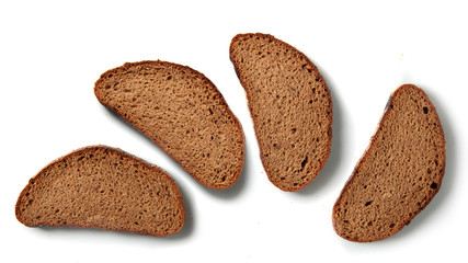 Brown slices of bread