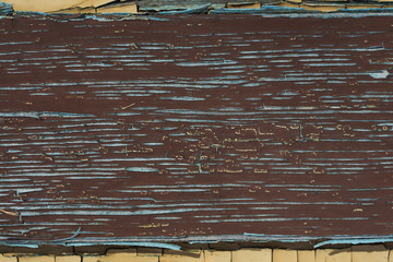 old paint on a wooden surface