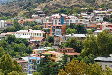 Fototapeta premium Old city in Tbilisi, Georgia
