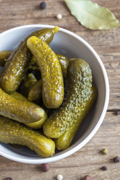 pickled gherkins