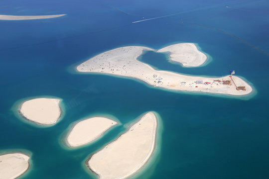 Dubai The World Welt Insel Clarence Inseln Luftaufnahme Luftbild