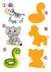 Gioco delle ombre, animali 1