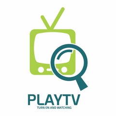 TV Television Broadcasting Media entertainment  Logo Icon Vector