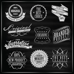 Vintage label vector