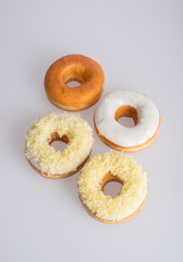 donut or tasty donut on the background.