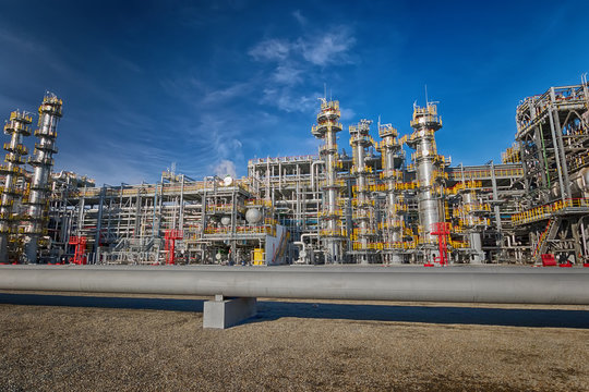 View of the new plant oil refinery