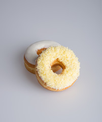 donut or tasty donut on the background.