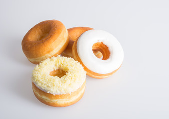 donut or tasty donut on the background.