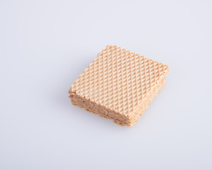 wafer or wafer biscuit on the background.