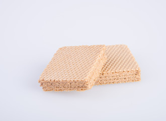 wafer or wafer biscuit on the background.