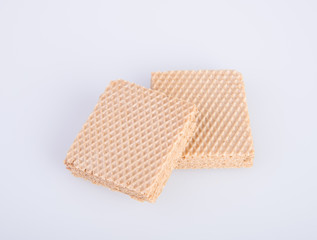 wafer or wafer biscuit on the background.