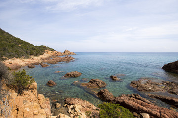 Fototapeta na wymiar Su Sirboni beach, Ogliastra, Sardinia
