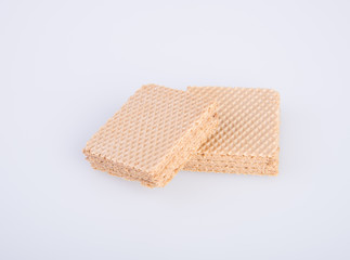 wafer or wafer biscuit on the background.