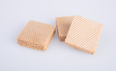 wafer or wafer biscuit on the background.