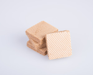 wafer or wafer biscuit on the background.