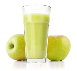 Delicious apple juice