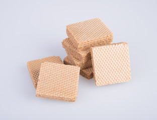 wafer or wafer biscuit on the background.