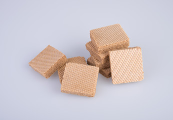 wafer or wafer biscuit on the background.