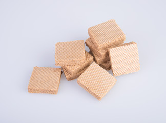 wafer or wafer biscuit on the background.