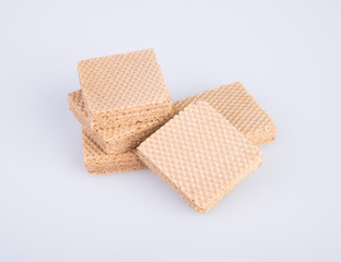 wafer or wafer biscuit on the background.