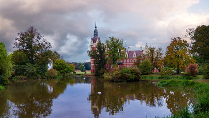 Fototapeta premium Castle in Bad Muskau,Saxony, germany
