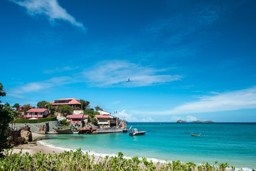 St Barth Island, Caribbean sea