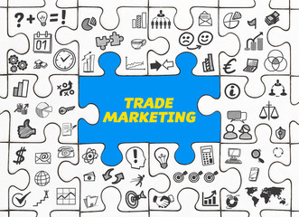 Trade Marketing / Puzzle mit Symbole