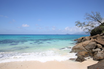 Anse Coco La Digue Mahé Seychellen Seychelles Traumstrand