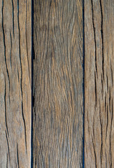 Old brown wooden plank texture for background