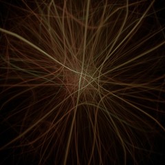 Stringy scratches fractal generated background